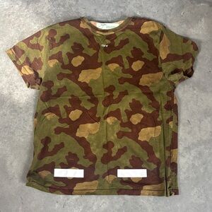 Off White Camouflage Thorn Arrows Short Sleeve T-Shirt “Seeing Things” men small
